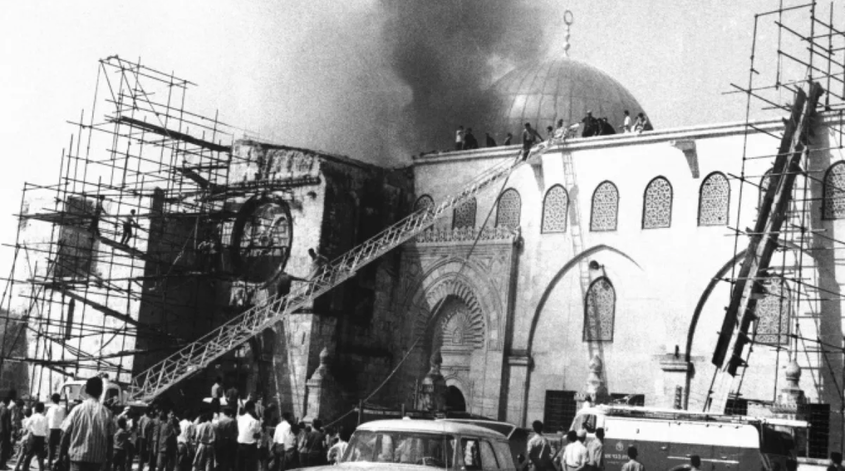 في الذكرى الرابعة والخمسين لإحراق المسجد الأقصى